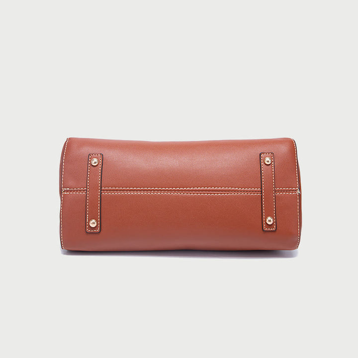 Modische Lederhandtasche für Damen, klein, lässig, Umhängetasche