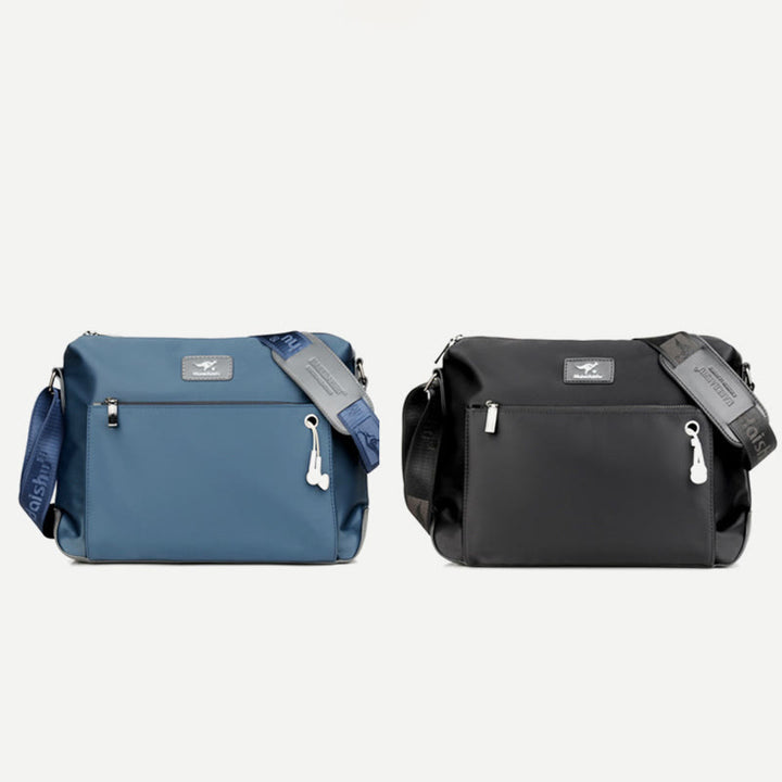 Umhängetasche für Herren, Business-Oxford-Stoff, horizontaler Tagesrucksack