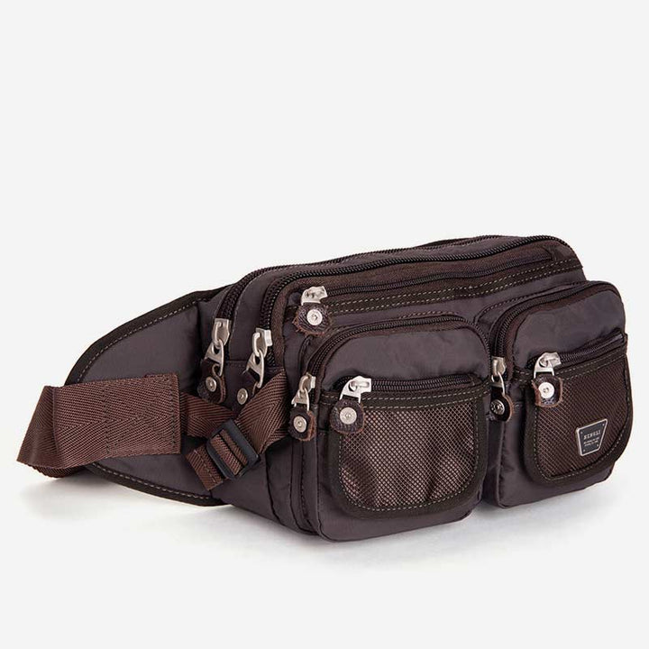 Robuste, lässige Hüfttasche mit mehreren Taschen und großem Fassungsvermögen