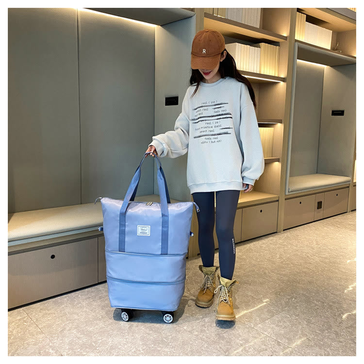 Multifunktionale Reisetasche, Trocken-/Nasstrennung, erweiterbare Fitnesstasche