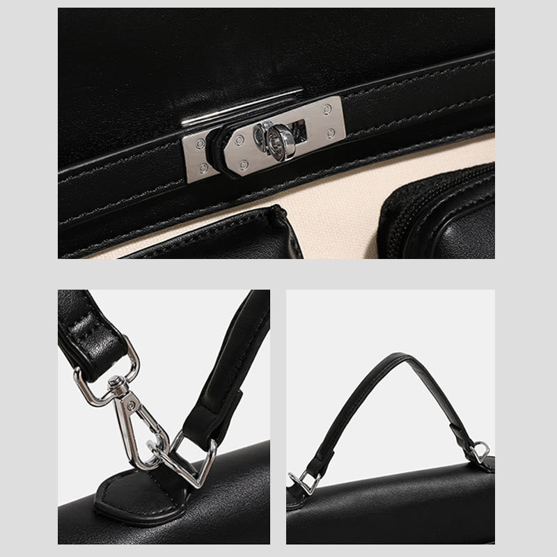 Rucksack für Damen, mehrere Taschen, tragbar, Freizeit, Tagesrucksack mit großer Kapazität