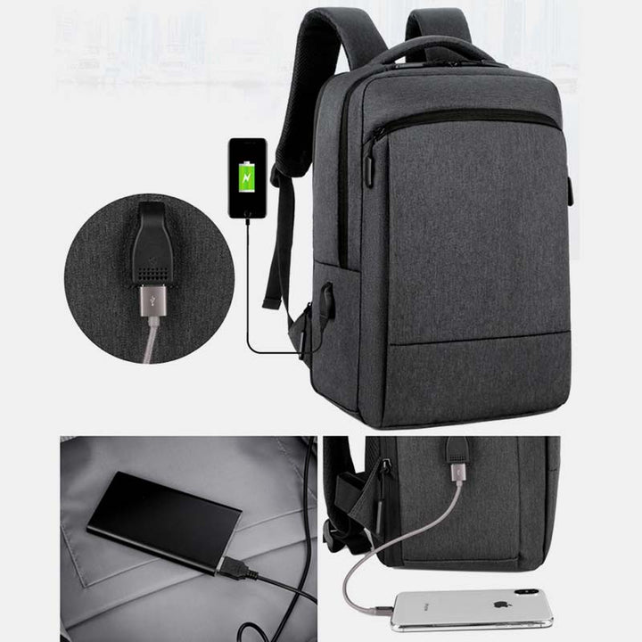 Leichter, schwerer, weiter tragbarer Business-Rucksack mit großer Kapazität und USB-Ladeanschluss