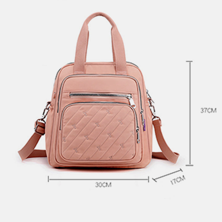 Multifunktionale leichte Prägung Elegante Handtasche Umhängetasche Rucksack