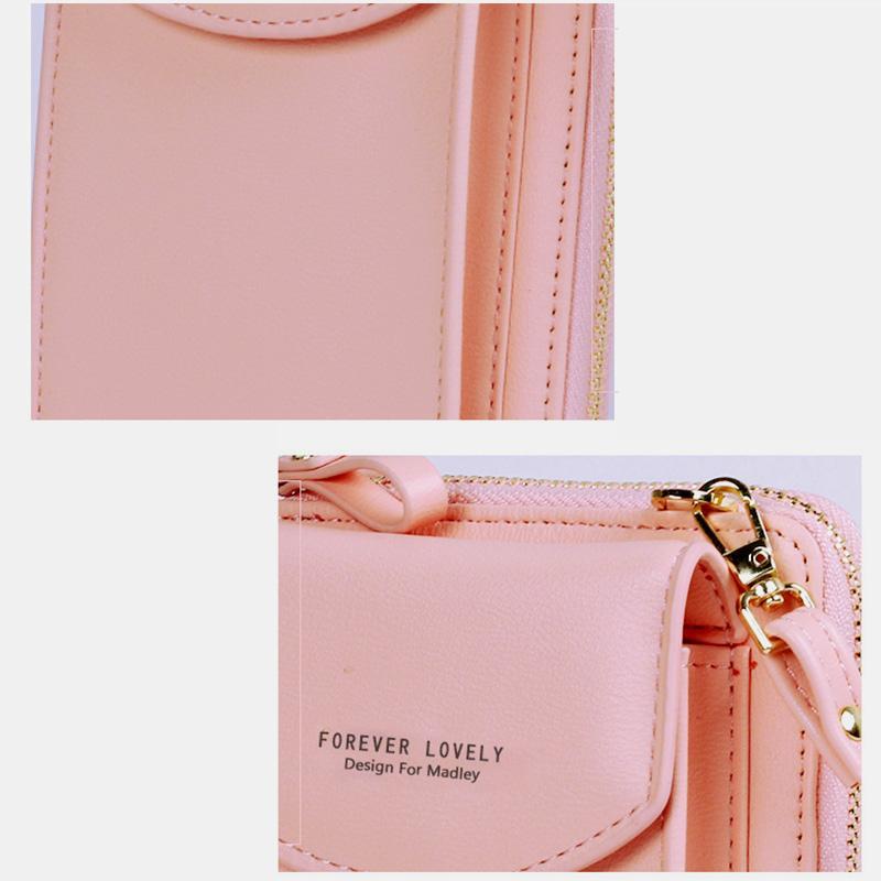 Solide Telefontasche mit mehreren Taschen und großem Fassungsvermögen