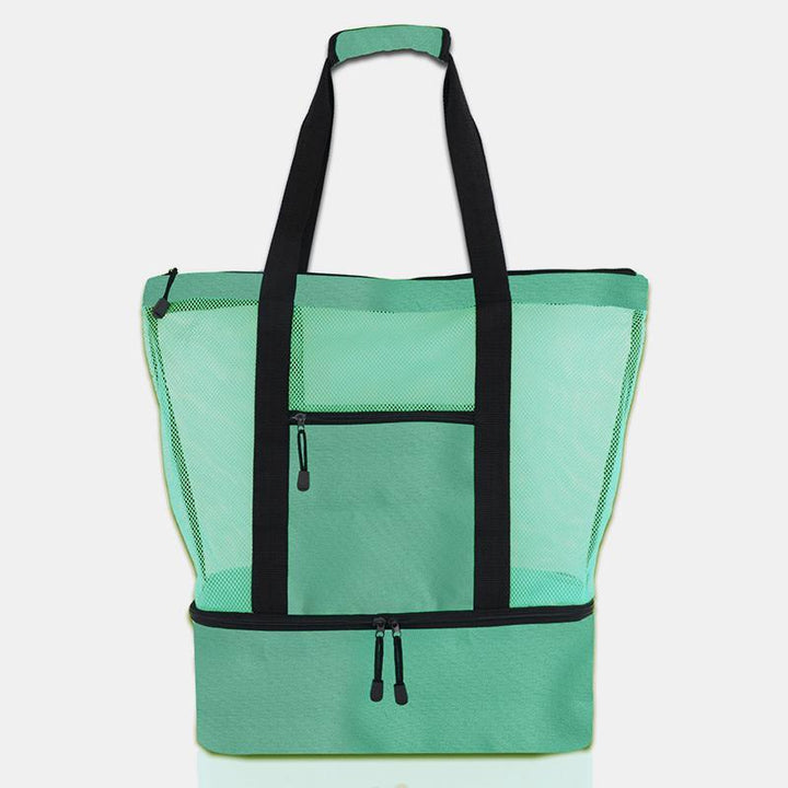 Strandtasche mit großer Kapazität, wasserdicht, sanddicht, Pooltasche mit Kühlfach