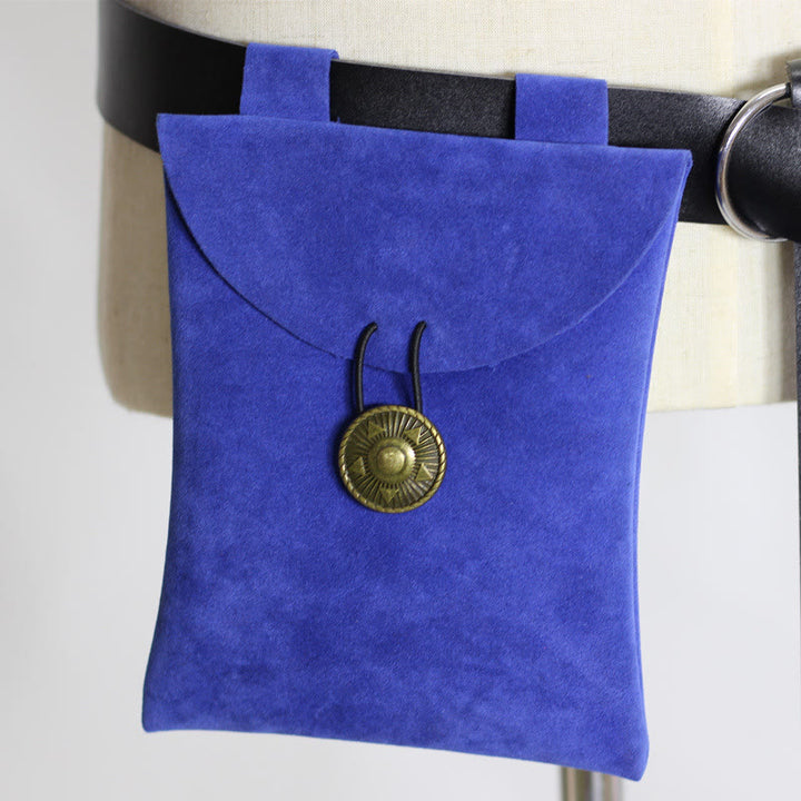 Mittelalterliche Gürteltasche Wikinger Ritter Leder Aufbewahrungsgürteltasche
