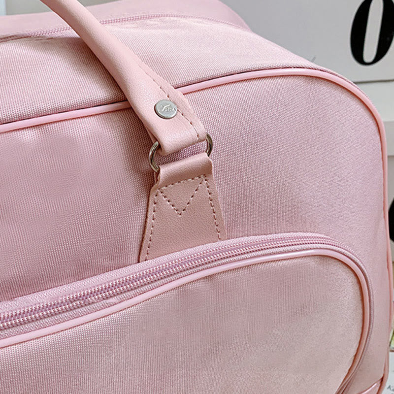 Zugstangen-Reisetasche für Männer und Frauen, leichte Bordtasche