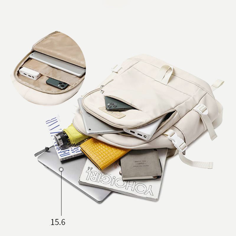 Damen 15 Zoll Laptoptasche Computer Büchertasche Arbeit Schule College Reise Geldbörse Rucksack