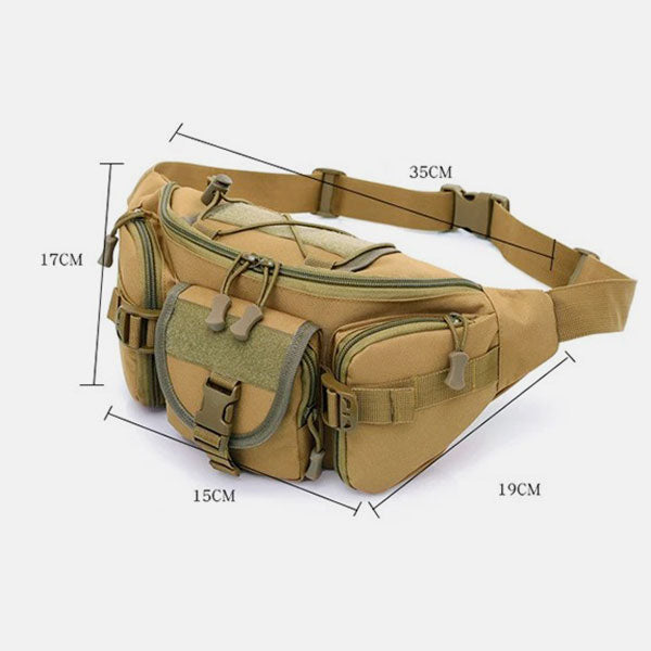 Taktische Gürteltasche mit großem Fassungsvermögen für Wandern und Sport