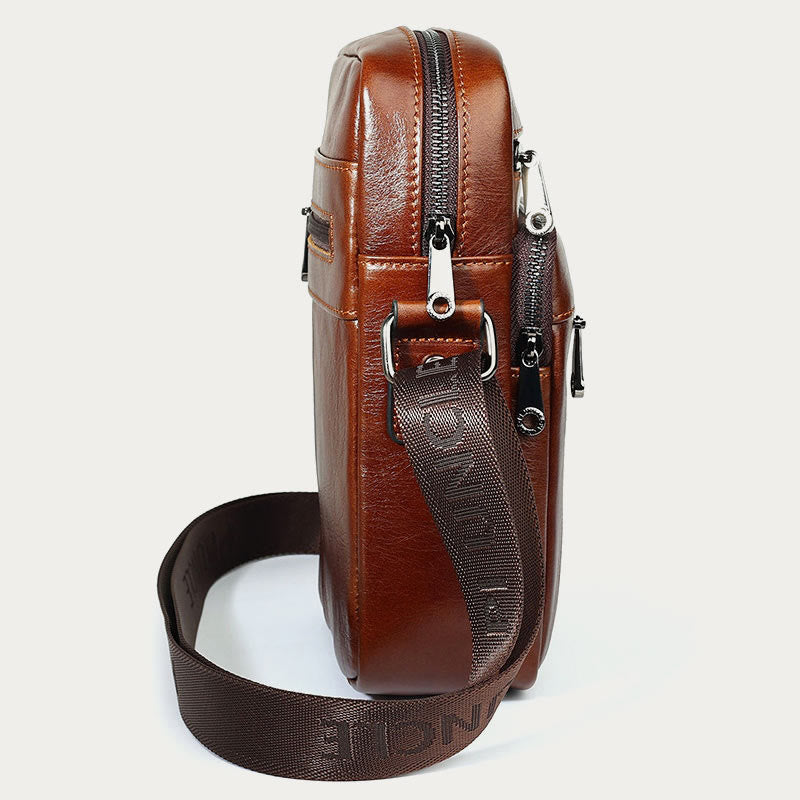 Kleine Umhängetasche für Herren, Vintage, für die Arbeit, für den täglichen Gebrauch