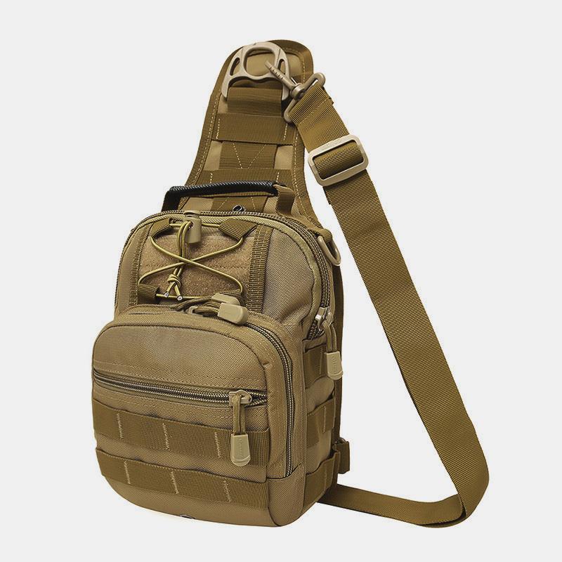 4-Wege-Verwendung Camouflage Multifunktionale Outdoor-Schultertasche