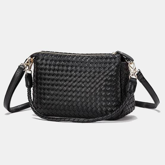 Lässige Strick-Schulterhandtasche