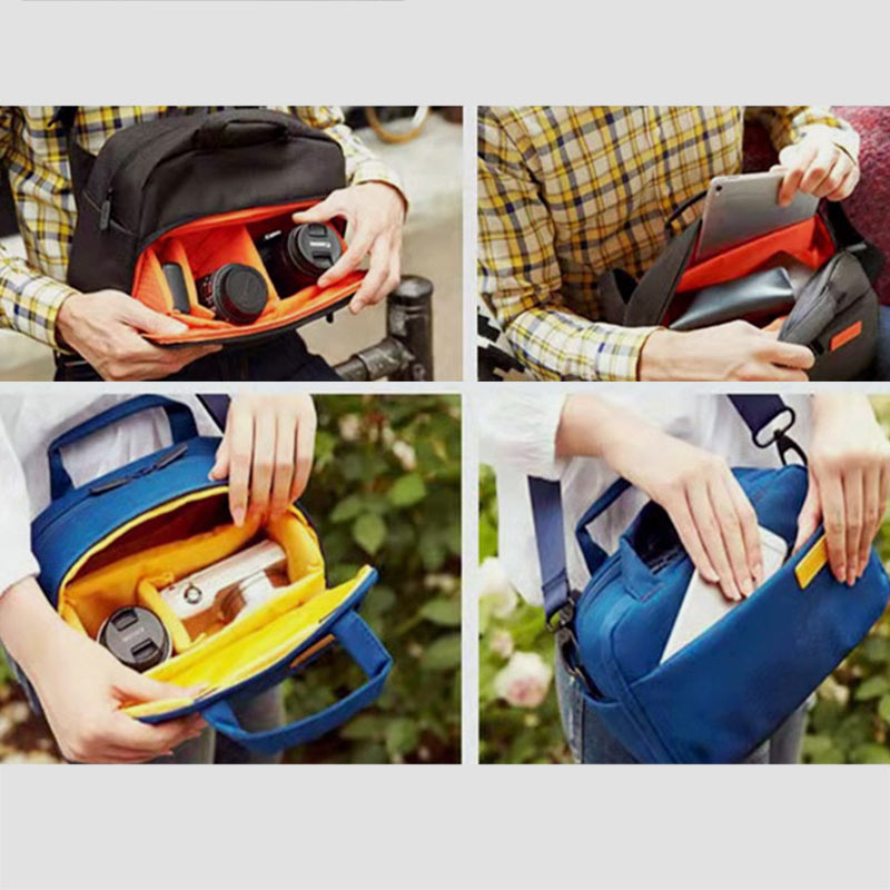 Kamera-Umhängetasche für SLR/DSLR-Digitalkameras, Tasche mit Kamera-Einsteckhülle