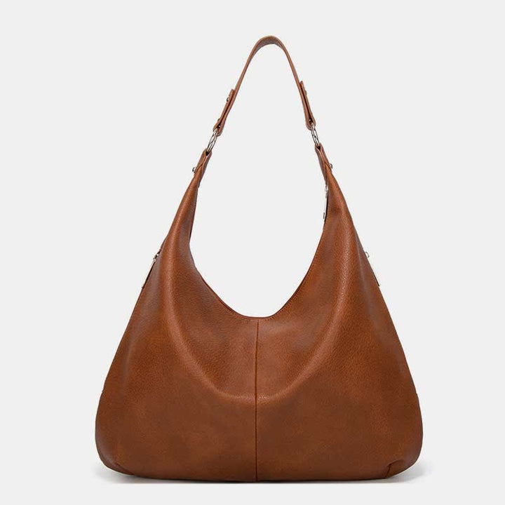 Große Hobo-Tasche aus weichem Leder, Handtasche, Tragetasche für den Alltag für Damen
