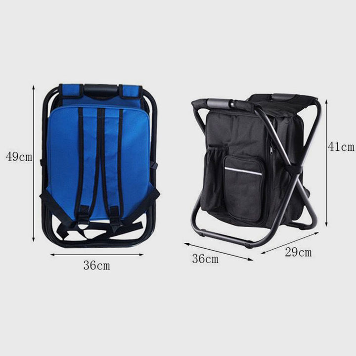 Kühltasche für Outdoor-Camping, faltbarer Strandstuhl mit mehreren Funktionen