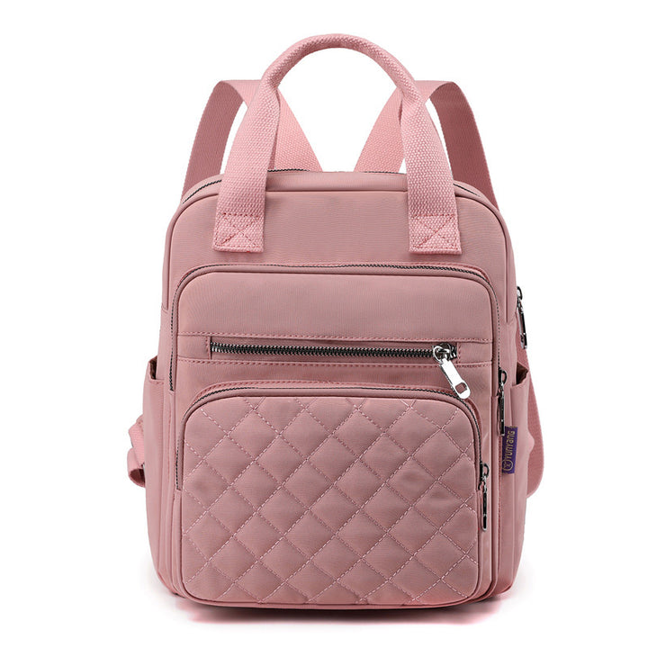 Gesteppter Rucksack, stilvolle Umhängetasche für Damen, Reise- und Freizeitgeldbörsen