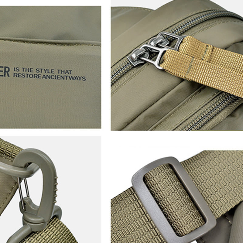 Schultertasche für Herren, Oxford-Umhängetasche für Outdoor-Reiten