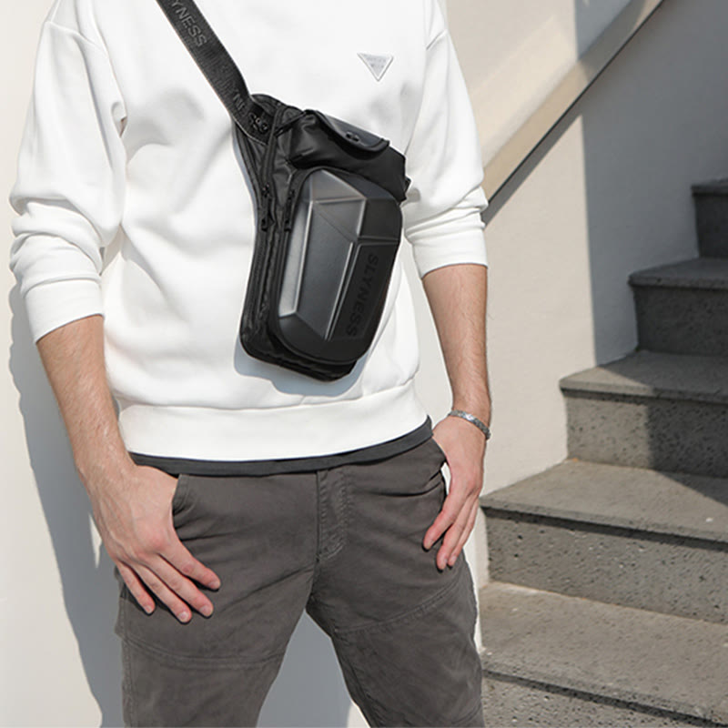 Hüfttasche für Herren, wasserdicht, lässig, Outdoor-Beintasche