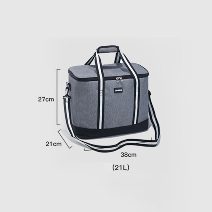 Kühltasche für Picknick im Freien, hält warm und kalt, Campingtasche