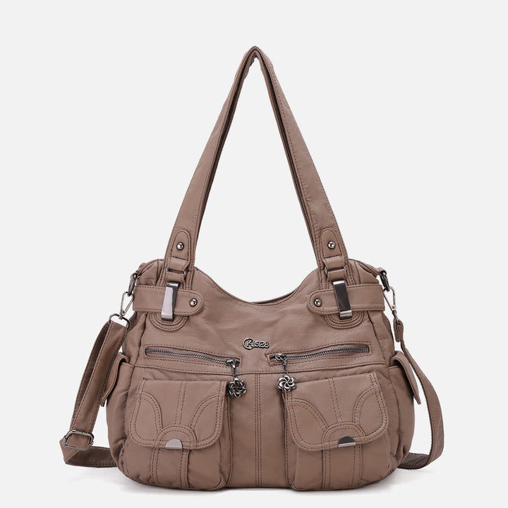 Tragetasche für Damen, für den täglichen Ausflug, mehrere Taschen, eine farbige Tasche