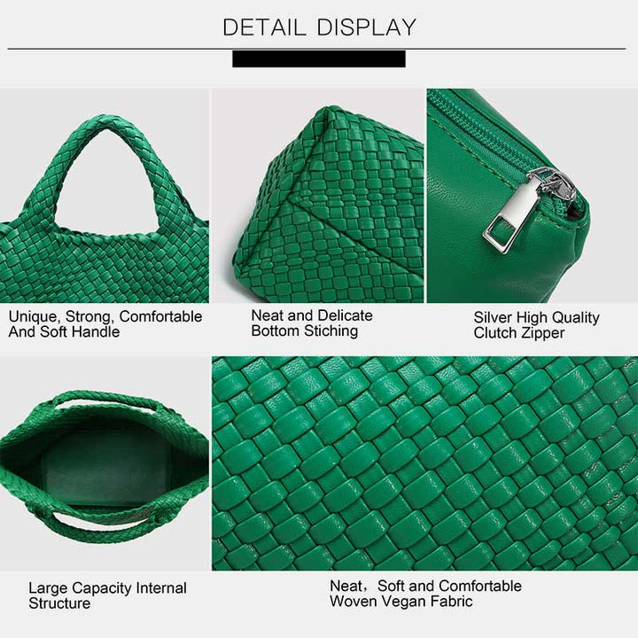 Handtasche für Damen, groß, für den Sommer oder den Strand, Kunstleder, Tragetasche