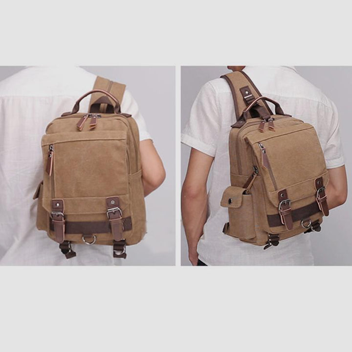 Vintage Outdoor Reise Schulterrucksack
