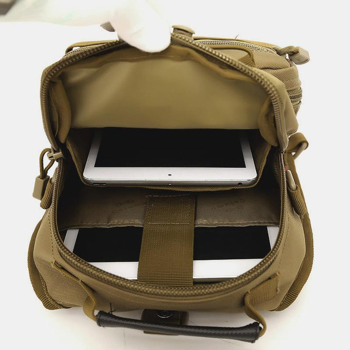 4-Wege-Verwendung Camouflage Multifunktionale Outdoor-Schultertasche