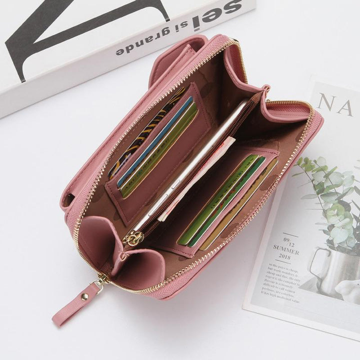 Solide Telefontasche mit mehreren Taschen und großem Fassungsvermögen