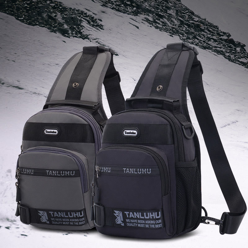 Schultertasche für Herren, multifunktionaler, lässiger Umhängerucksack für Outdoor-Sportarten