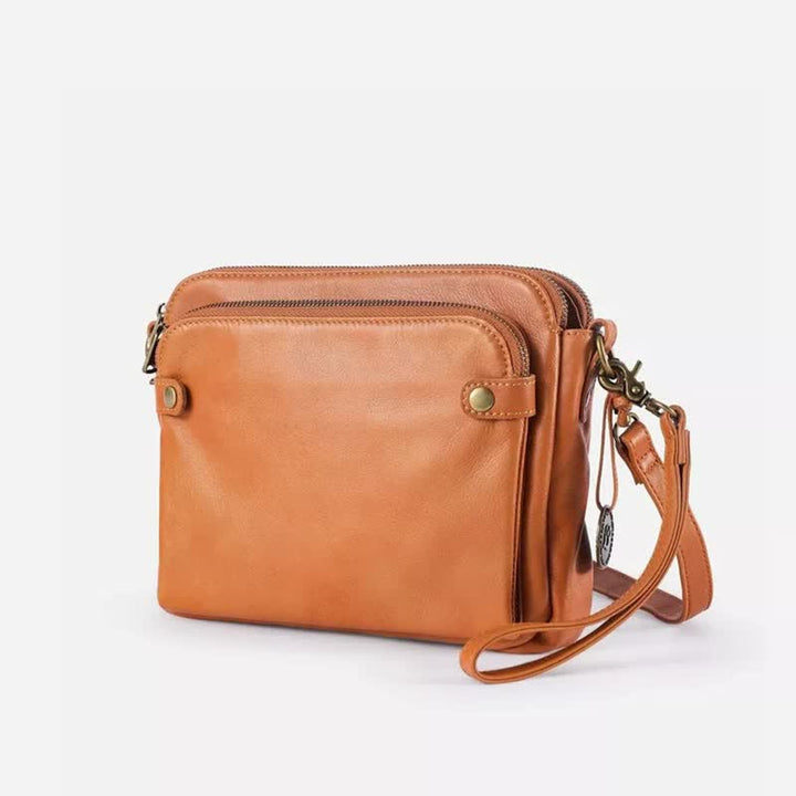 Weiche PU-Clutch mit mehreren Taschen, Vintage-Umhängetasche