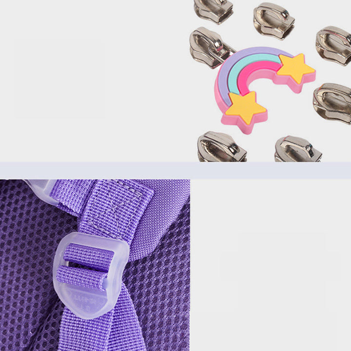 Rucksack für Kindergartenkinder, Laser Glitter Regenbogen Einhorn, kleine Schultasche
