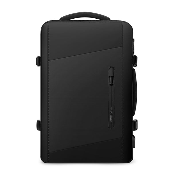 Erweiterbarer, mehrschichtiger, wasserdichter Business-Rucksack mit Uhr