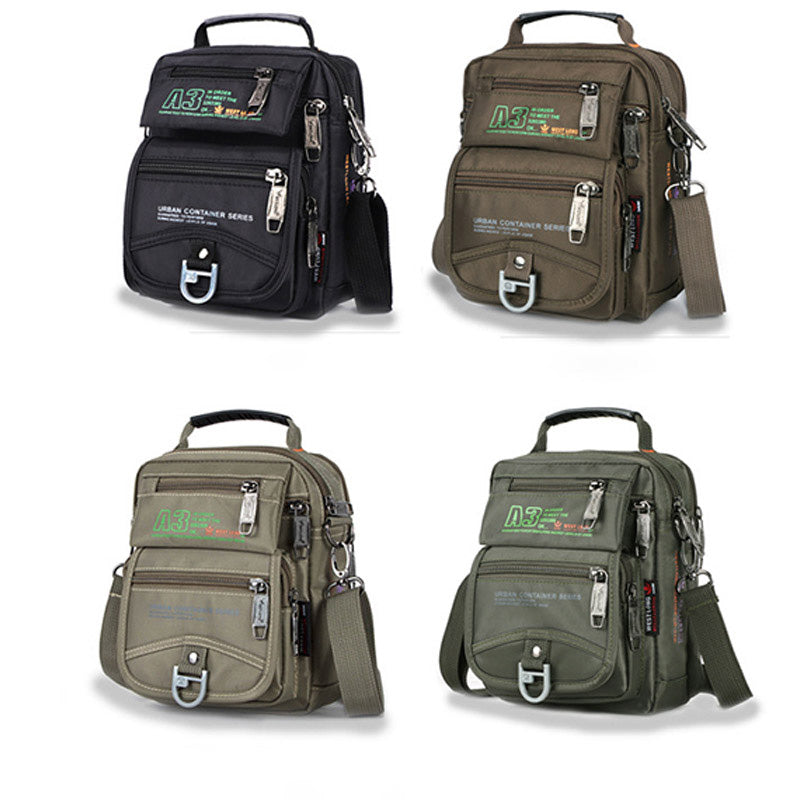 Nylon-Geldbörse mit mehreren Taschen, lässige Umhängetasche, Schultertasche, Reise-Brusttasche