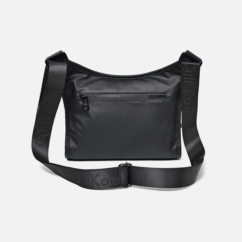 Einfache Messenger Bag mit breitem Riemen, leistungsstarke Umhängetasche für Herren