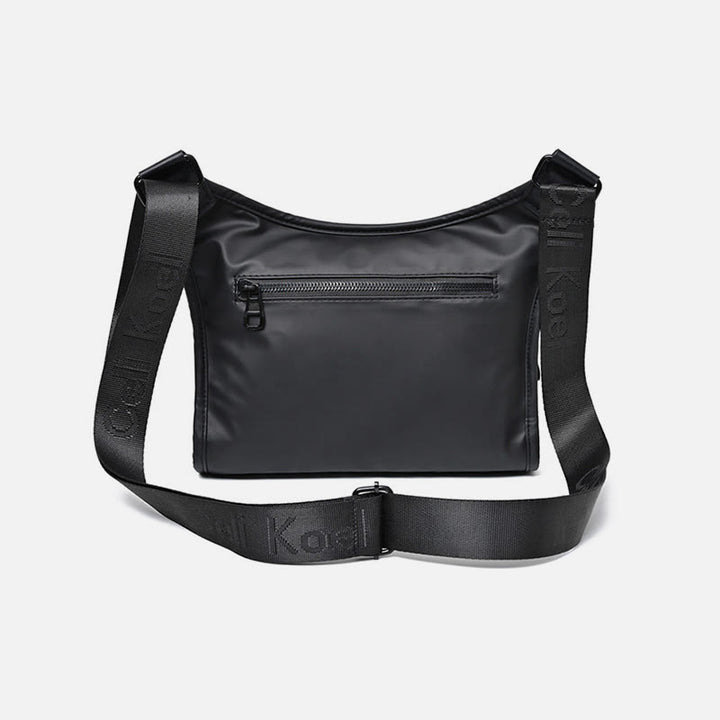 Einfache Messenger Bag mit breitem Riemen, leistungsstarke Umhängetasche für Herren