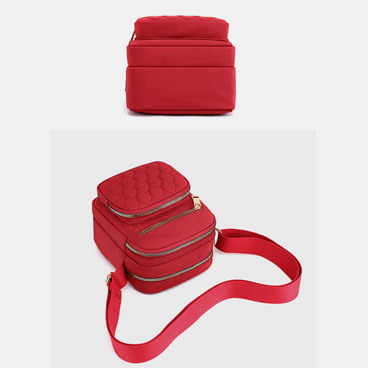 Messenger Bag mit großem Fassungsvermögen und mehreren Taschen
