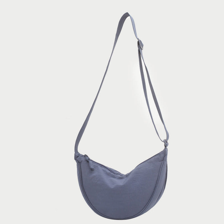Umhängetasche für Damen aus Nylon im Knödel-Stil, Einkaufs-Schultertasche