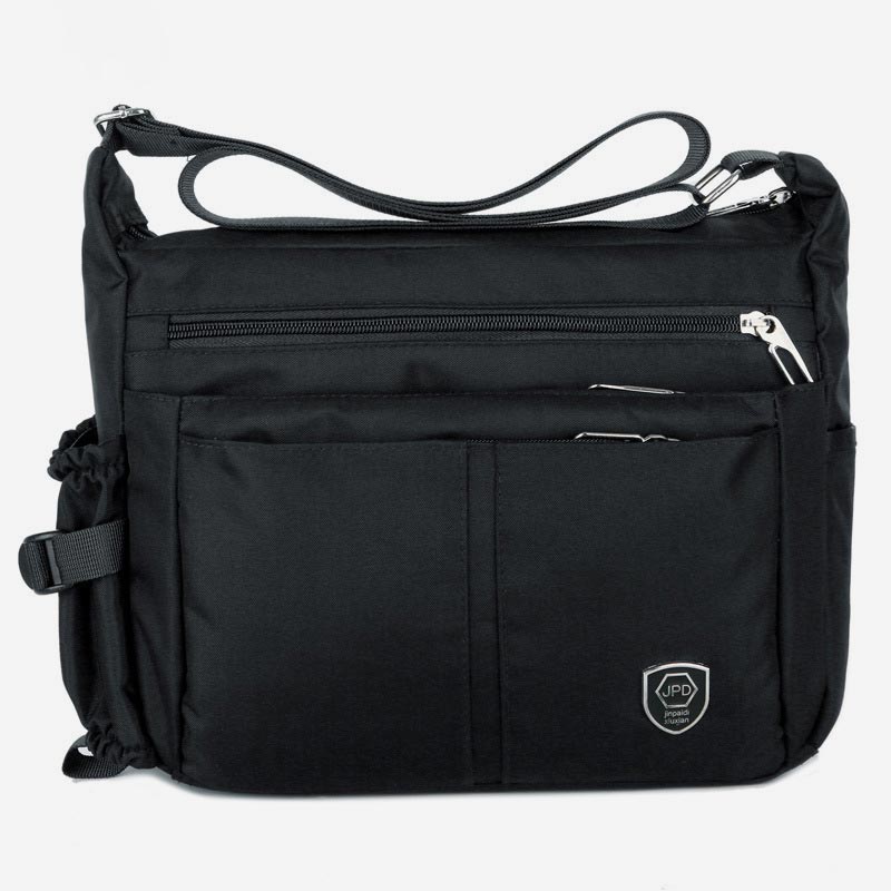Leichte Umhängetasche aus Nylon mit mehreren Taschen für Herren