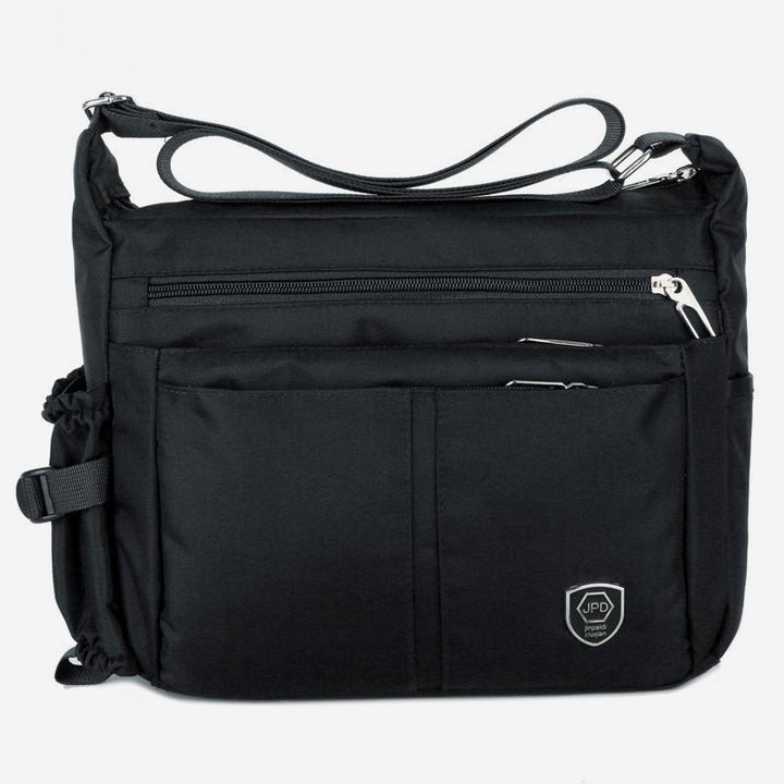 Leichte Umhängetasche aus Nylon mit mehreren Taschen für Herren