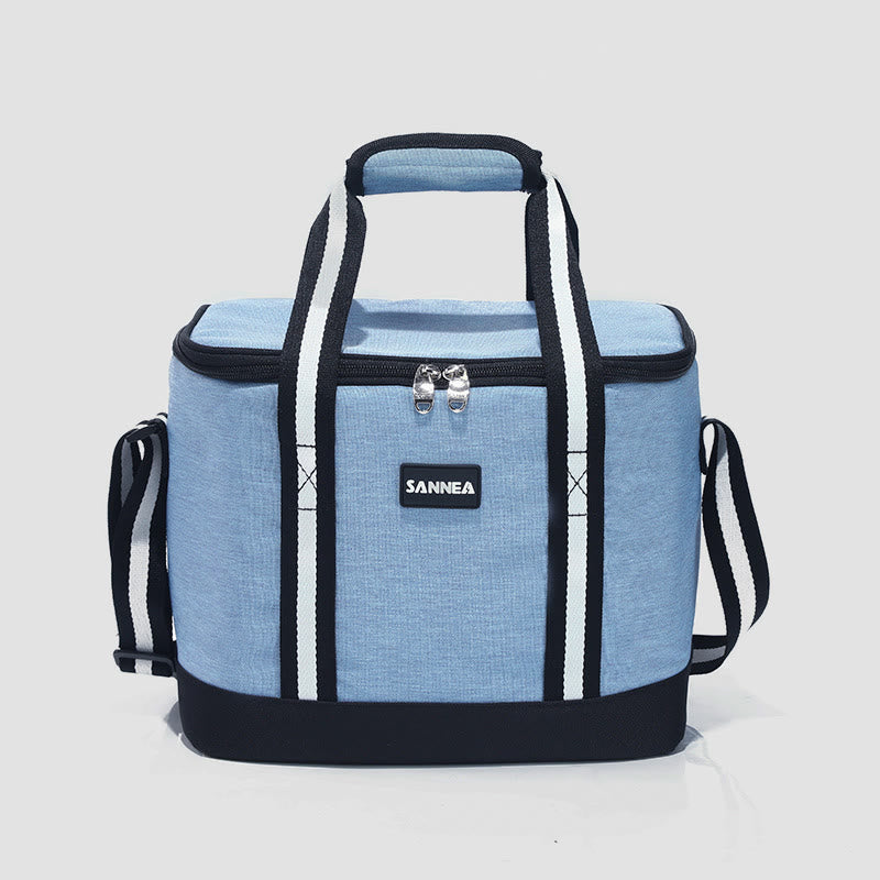 Kühltasche für Picknick im Freien, hält warm und kalt, Campingtasche