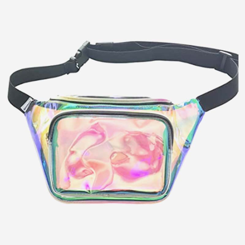 Große, wasserdichte, transparente, süße Gürteltasche