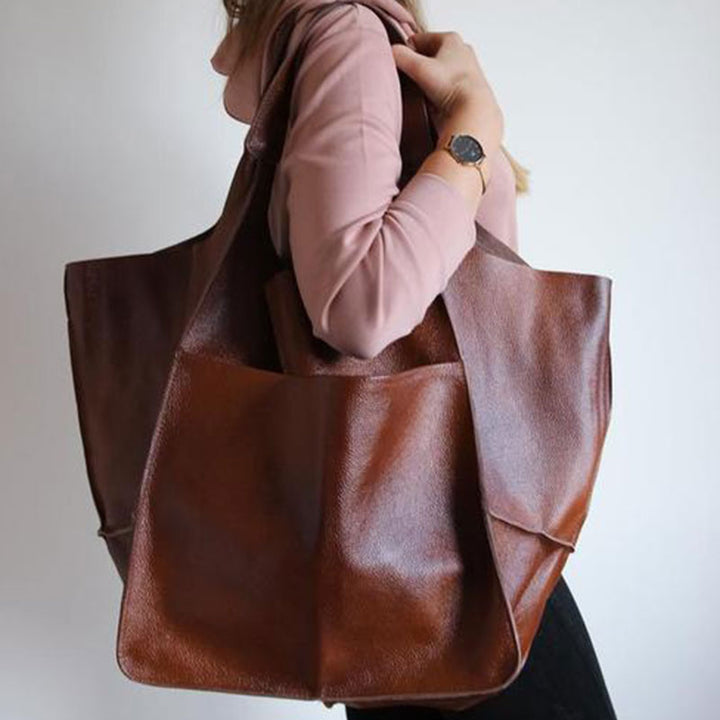 Übergroße Einkaufstasche im Vintage-Stil