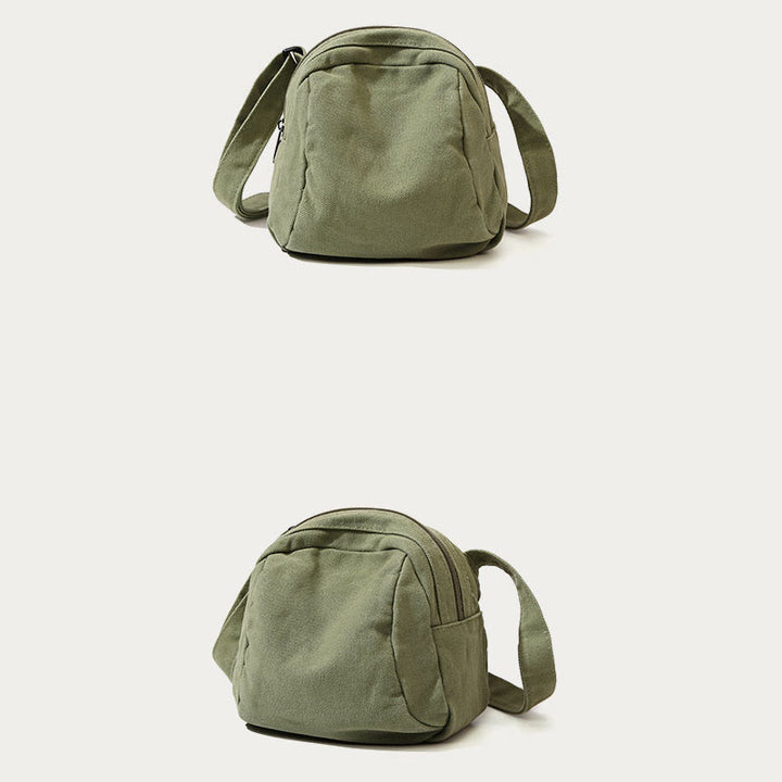 Lässige Umhängetasche für Damen aus Canvas, einfache Reisetasche
