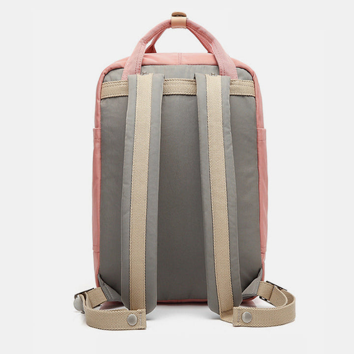 Großer Vintage-Reiserucksack mit mehreren Taschen im College-Stil