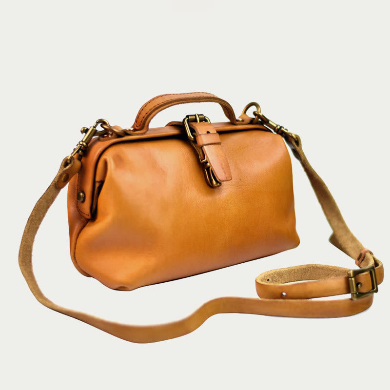 Handgemachte Umhängetasche für Frauen Horizontale Retro Weiche Einkaufstasche