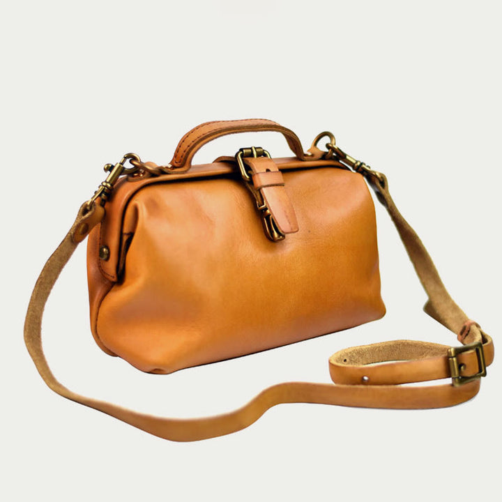 Handgemachte Umhängetasche für Frauen Horizontale Retro Weiche Einkaufstasche