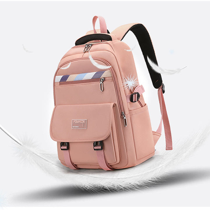 Rucksack für Damen, weicher, atmungsaktiver Stoff, lässige, wasserdichte Reisetasche