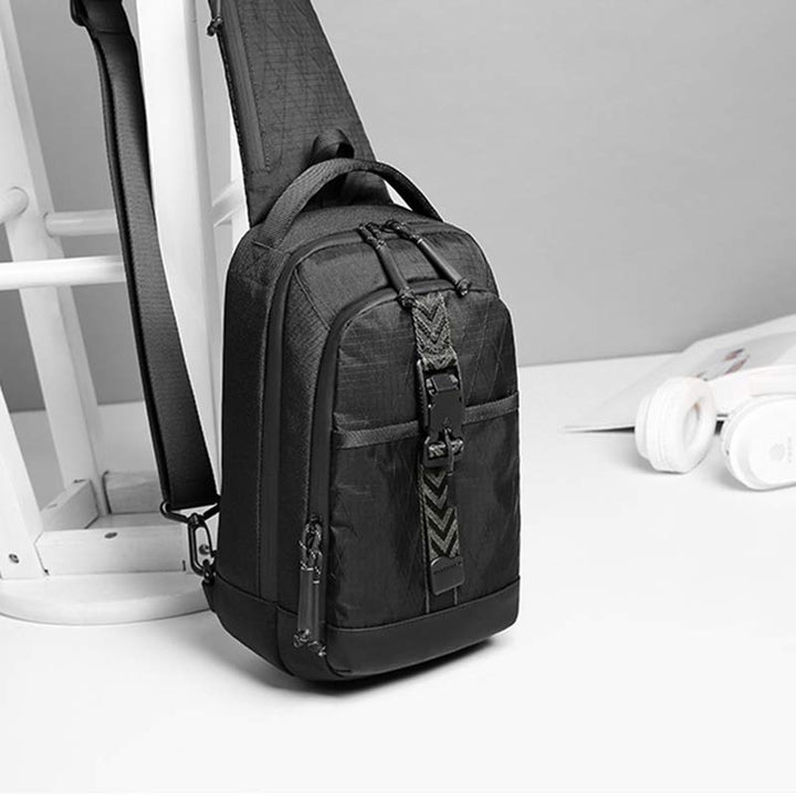 Premium Sling Bag Crossbody Anti-Diebstahl Wasserabweisend Minimalistische Tragetasche für jeden Tag