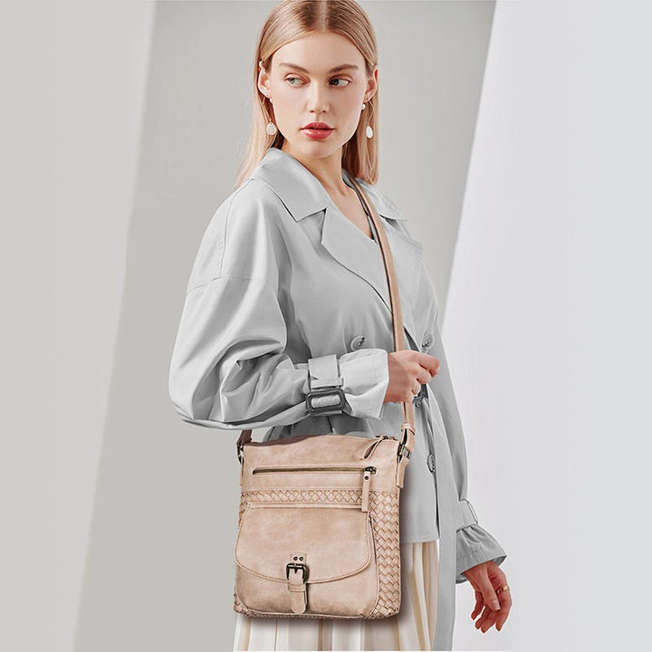 Umhängetasche aus PU-Leder für Damen, Geldbörse, Reisetasche, Schultertasche 