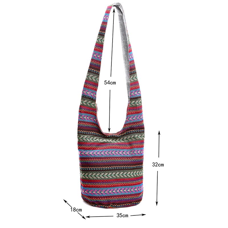 Umhängetasche für Damen, Vintage-Stil, Canvas, Umhängetasche für den täglichen Einkauf